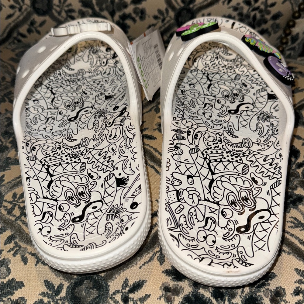 Crocs Steven Harrington Classic Slide Sandals & Original Limited Edition Jibbitz - Picture 6 of 11